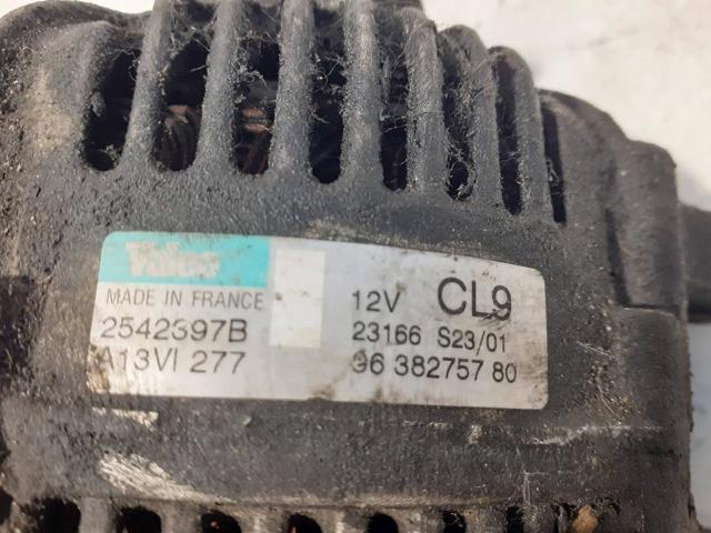9638275780 PEUGEOT Alternador  en stock Gandía