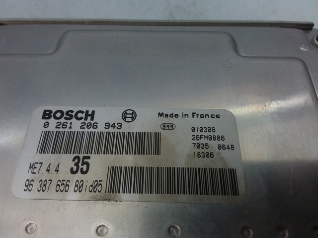 9638765680 PEUGEOT ECU  en stock Córdoba