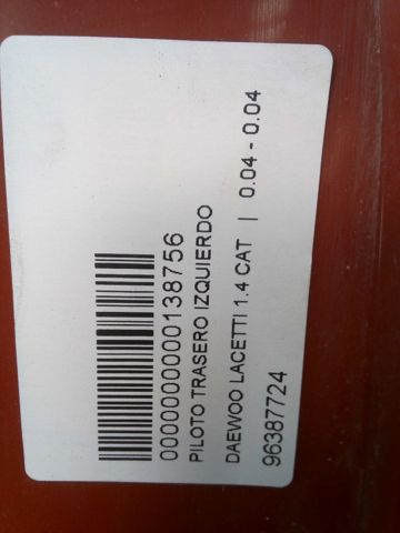 96387724 GM Piloto trasero exterior izquierdo  comprar en Lleida