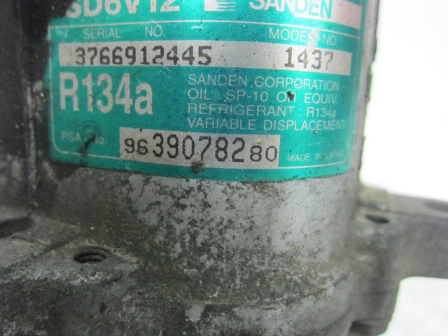 PEUGEOT 9639078280 Compresor de aire acondicionado  en stock Salamanca