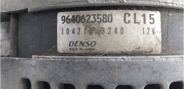 9640623580 PEUGEOT Alternador  disponible Vigo