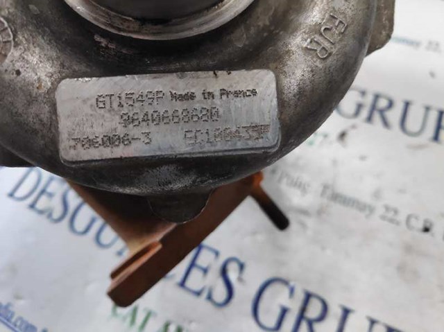 PEUGEOT 9640668680 Turbocompresor  en stock Valencia