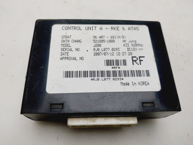 96407681 General Motors