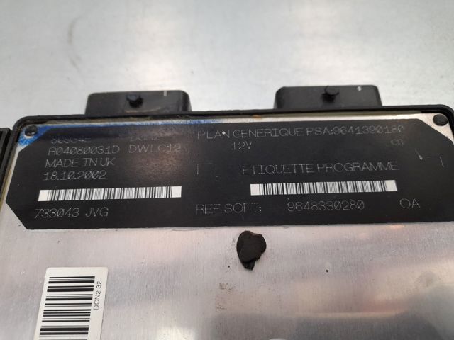 PEUGEOT 9641390180 Unidad de control del motor (ECU)  comprar en Murcia