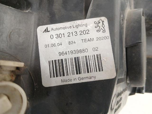 PEUGEOT 9641939880 Faro derecho  en stock Salamanca