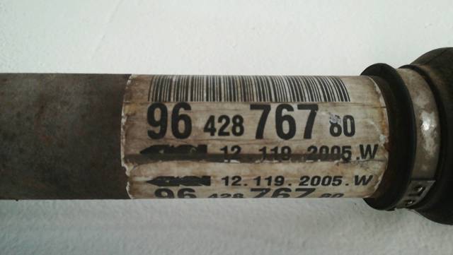 9642876780 PEUGEOT Semieje delantero izquierdo comprar Bilbao