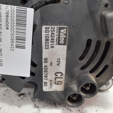9642879780 PEUGEOT Alternador  en stock Gandía