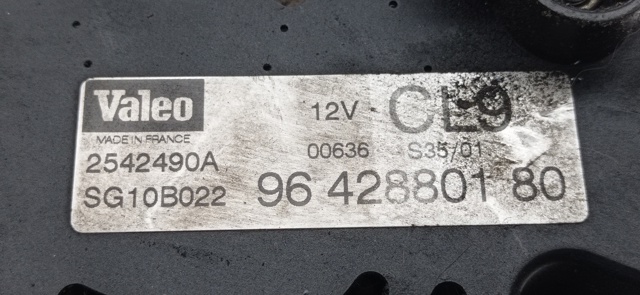 9642880180 PEUGEOT Alternador comprar Bilbao