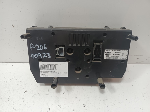 96430550XT PEUGEOT Unidad de control aire acondicionado  en stock Huelva
