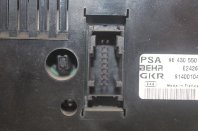 PEUGEOT 96430550XT Unidad de control aire acondicionado  en stock Salamanca
