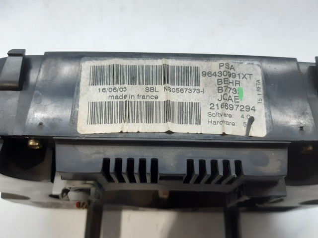 96430991XT PEUGEOT Unidad de control aire acondicionado  en stock Huelva