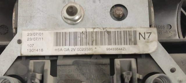 96433644ZL PEUGEOT Airbag de volante comprar Madrid