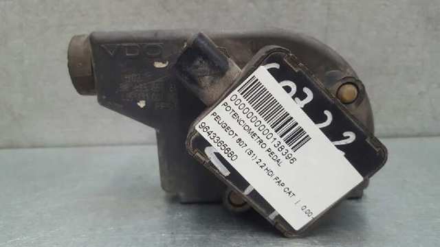 Potenciometro pedal para peugeot 607 (s1) 9643365680