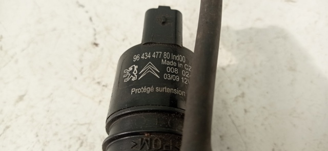 PEUGEOT 9643447780 Bomba de agua limpiaparabrisas, delantera  en stock Valencia