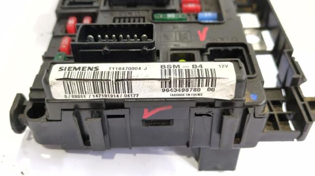 PEUGEOT 9643498780 Caja de fusibles comprar Barcelona