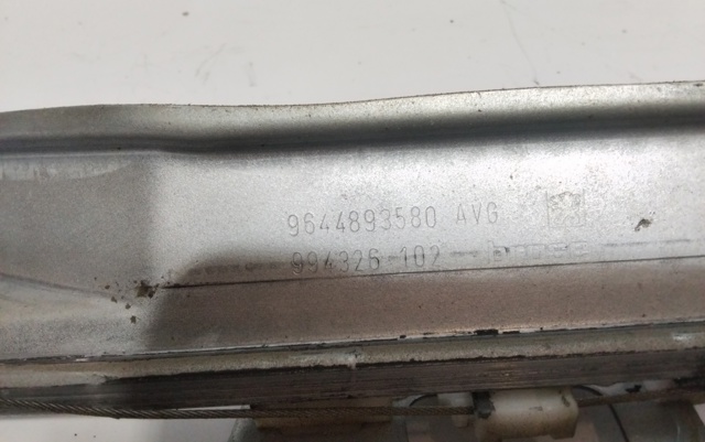Mecanismo de elevalunas delantero izquierdo 9644893580 PEUGEOT