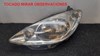 Faros delantero izquierdo 9644997280 PEUGEOT