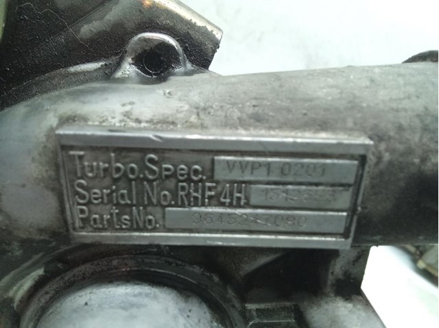 Turbocompresor para peugeot 307 (3a/c) (2004-2009) 2.0 hdi 90 rhy (dw10td) 9645247080