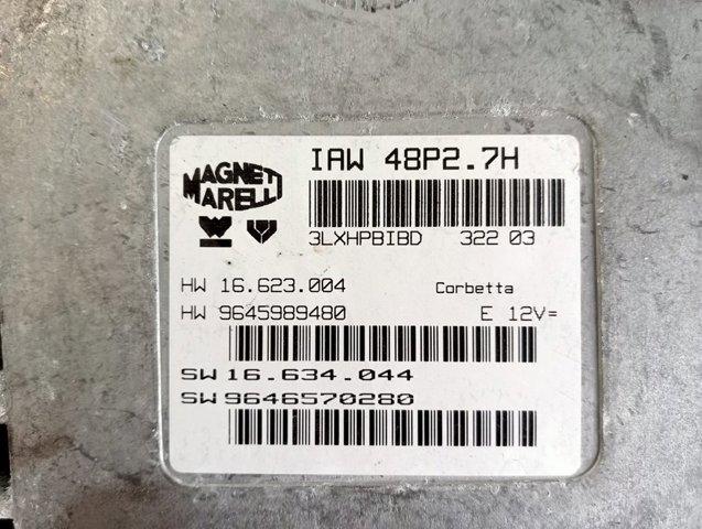 9645989480 PEUGEOT ECU comprar Alcalá