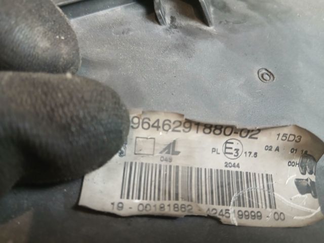 9646291880 PEUGEOT Faro izquierdo comprar Madrid