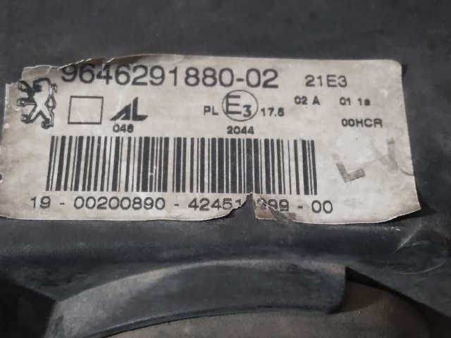 9646291880 Faro izquierdo  en stock Castellón