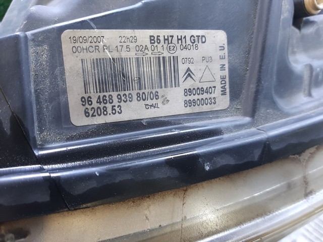 9646893980 PEUGEOT Faro izquierdo  comprar en Oviedo