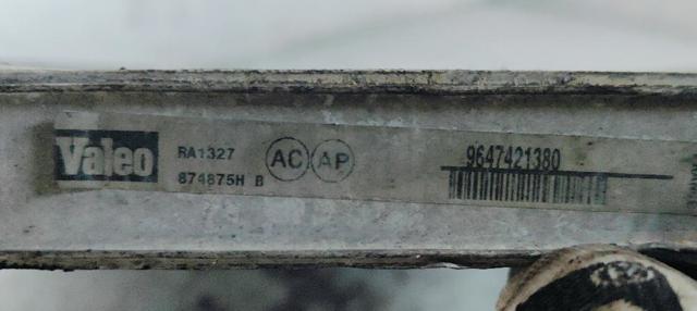 9647421380 PEUGEOT Radiador de refrigeración del motor  disponible Vigo