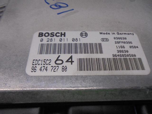 9647472780 Unidad de control del motor (ECU)  comprar en Pontevedra