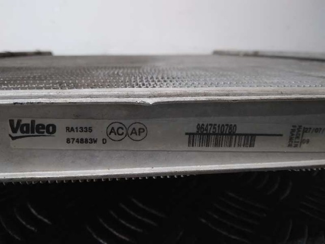 9647510780 PEUGEOT Radiador de refrigeración del motor  disponible Alicante