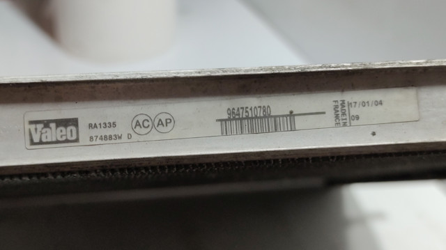 9647510780 PEUGEOT Radiador de refrigeración del motor  comprar en Oviedo