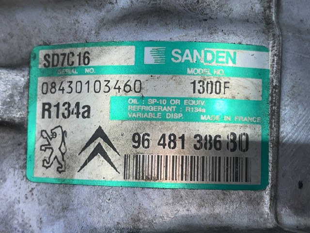 9648138680 Compresor de aire acondicionado  en stock Castellón