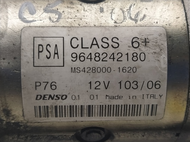 9648242180 PEUGEOT Motor de arranque comprar Alcalá