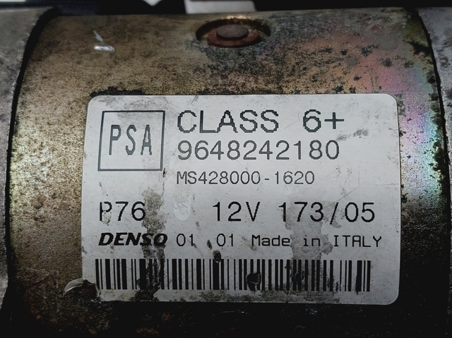 PEUGEOT 9648242180 Motor de arranque comprar Barcelona