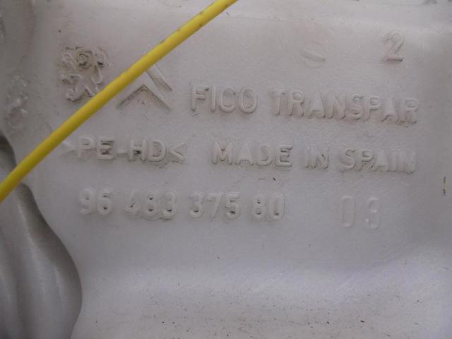 PEUGEOT 9648337580 Depósito de líquido limpiaparabrisas  comprar en Albacete