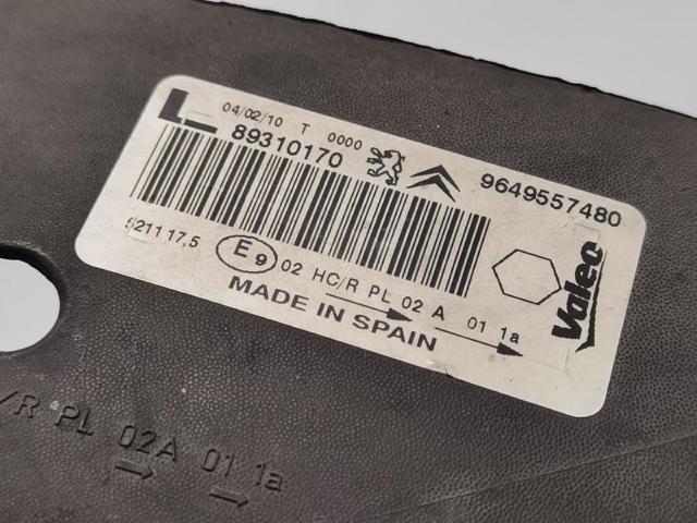 PEUGEOT 9649557480 Faro izquierdo comprar Pamplona
