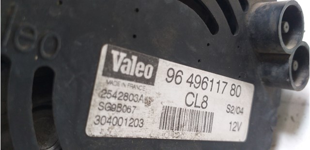 9649611780 PEUGEOT Alternador  en stock Gandía