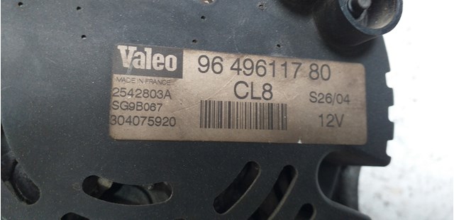 PEUGEOT 9649611780 Alternador  disponible Lugo