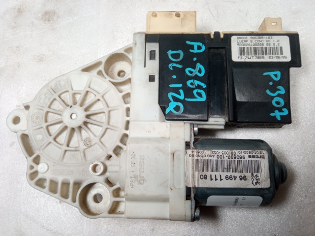 PEUGEOT 9649911180 Motor del elevalunas eléctrico comprar Barcelona