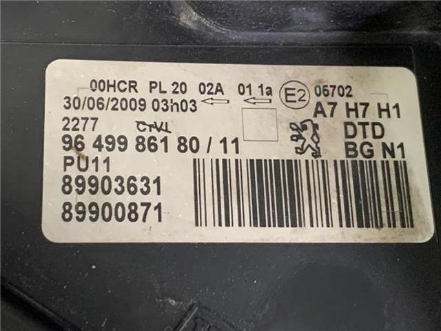 9649986180 Faro izquierdo  comprar en Pontevedra
