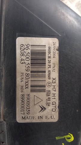 PEUGEOT 9650055980 Faro izquierdo  en stock Salamanca