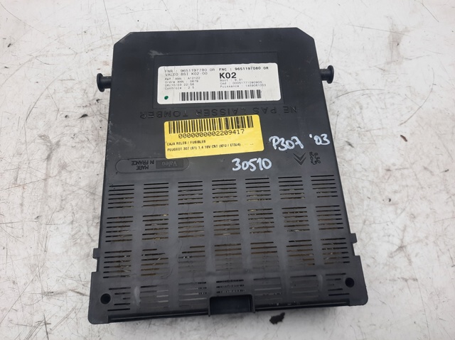 9650664180 PEUGEOT Caja de fusibles  en stock Córdoba