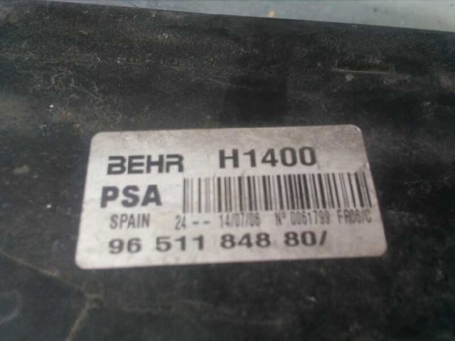 9651184880 PEUGEOT Intercooler  en stock Gandía