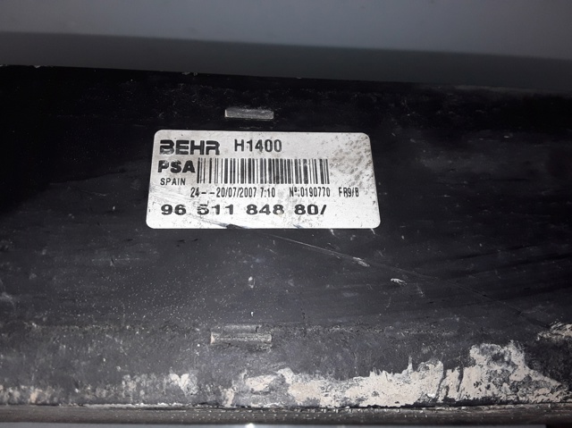 PEUGEOT 9651184880 Intercooler comprar Tarragona