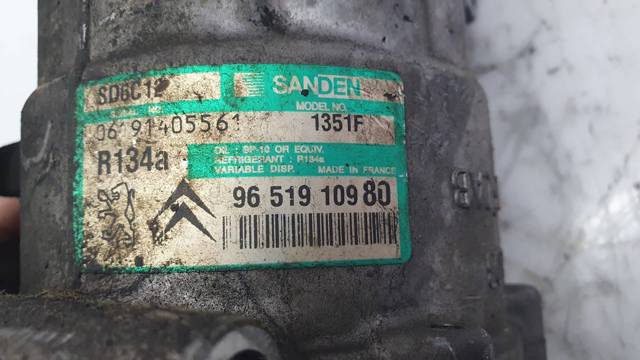 PEUGEOT 9651910980 Compresor de aire acondicionado  en stock Salamanca