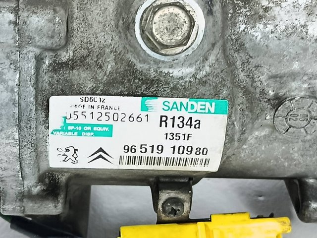 Compresor de aire acondicionado Peugeot 208 CA, CC