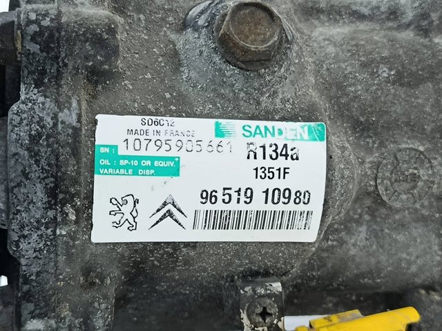 Compresor de aire acondicionado Peugeot 208 CA, CC