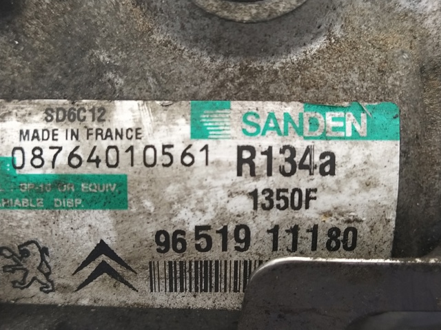 9651911180 Compresor de aire acondicionado  comprar en Reus