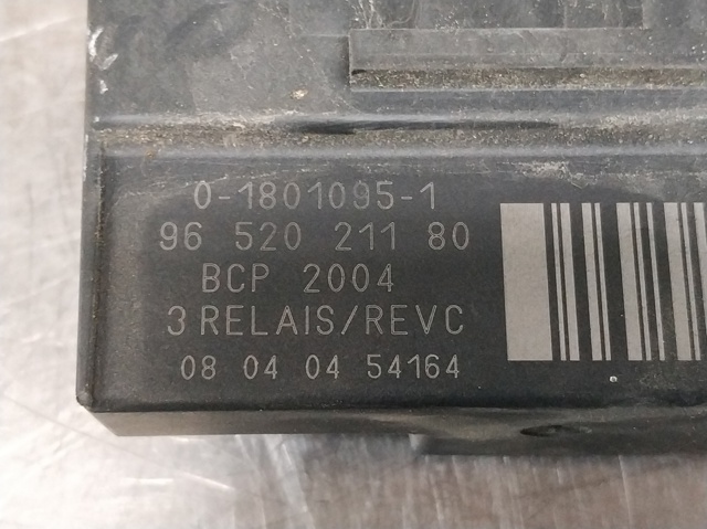 Control De Velocidad De El Ventilador De Enfriamiento (Unidad De Control) Peugeot 3008 1 0U