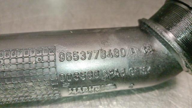9653778480 PEUGEOT Tubo de salida de aire del turbocompresor  en stock Córdoba