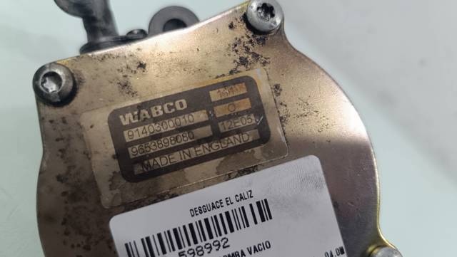 9653898080 PEUGEOT Bomba de vacío  en stock Córdoba